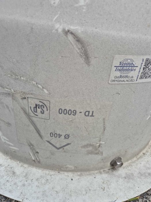 Wentylator Kanałowy S&P fi 400mm AC 230V  TD6000 Używany