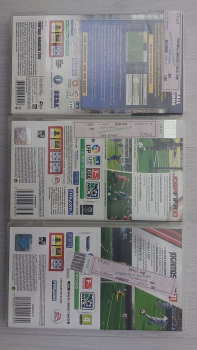 Pack Sports PSP Fifa10/11 + FMH2010 - 10€ todos