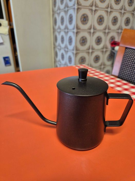 Mini Chaleira de aço inoxidável gooseneck - 300 ml