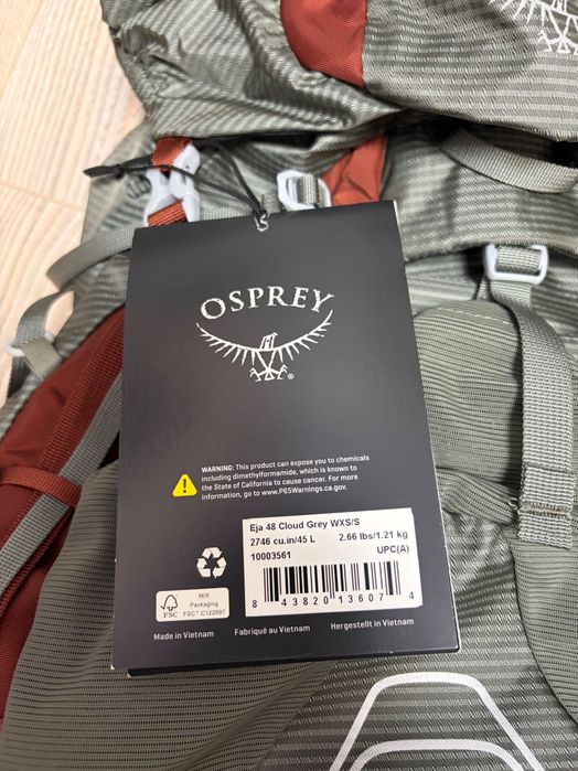 Рюкзак Osprey eja48 оригінал