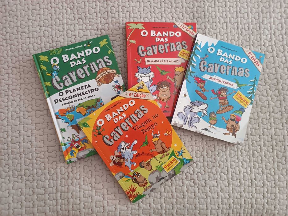 Livros juvenis O Bando das Cavernas (Nuno Caravela)