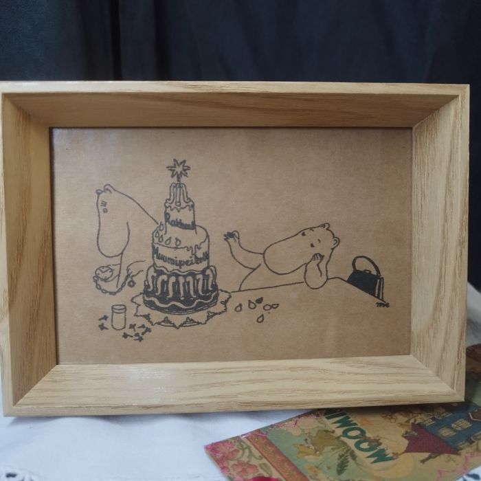 Obrazek z ramką vintage