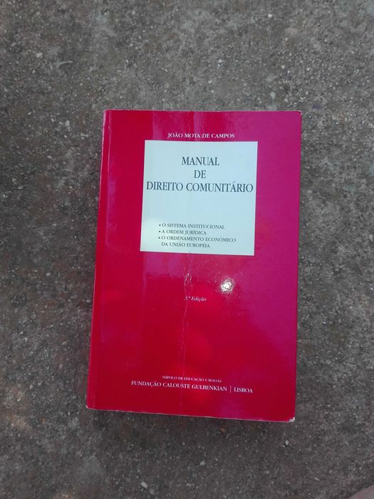 Manual de direito comunitário