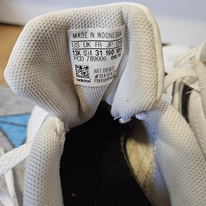 Buty dziecięce sneakersy adidas 31 białe