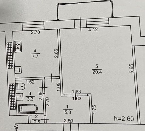 Продам 1о кімнатну Героів Крут