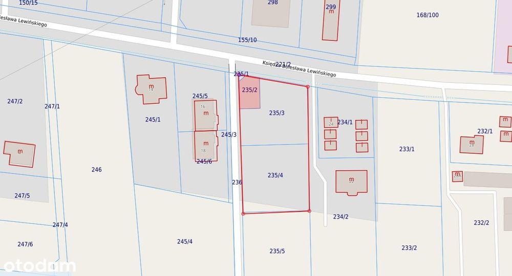 Sprzedam nieruchomość budowlaną (2 działki) Karwia pow. ok. 2000 m2
