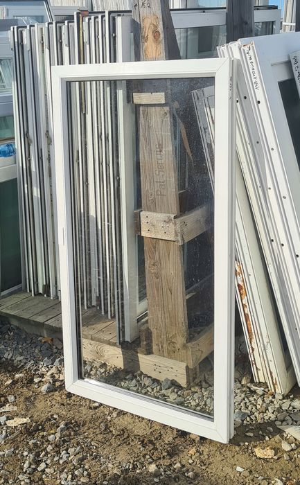 OKNA KacprzaK Witryna 76x133 FIX Używany PCV Lider Okna OLX