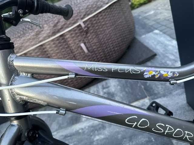 Rower dziecięcy damski Go Sport Miss PLUS
