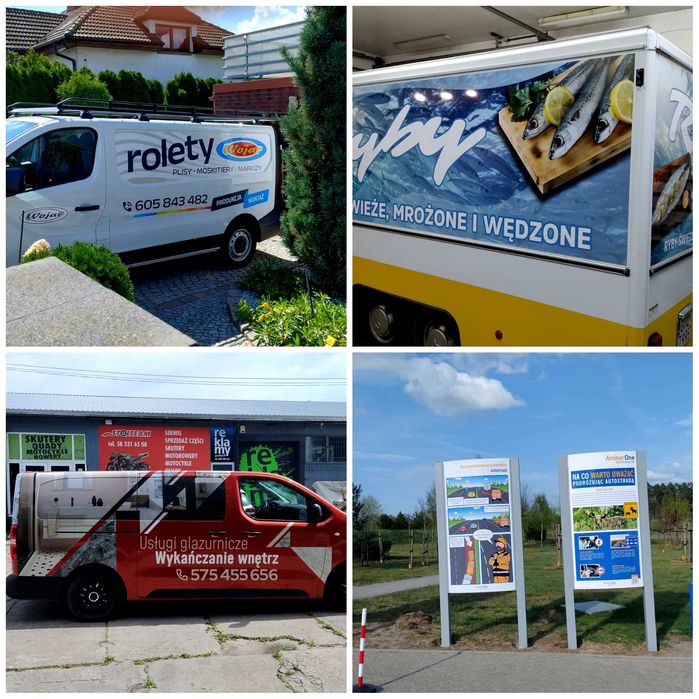 Reklama • Druk Folie • Oklejanie szyb Oklejanie Samochodów • Roll Upy