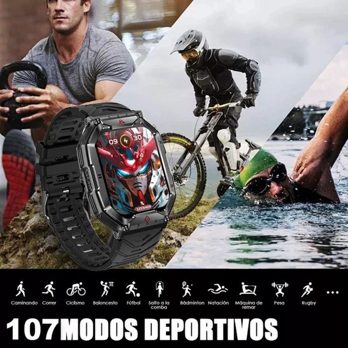 Тактичний годинник | Смарт часы | Smart Watch KR82