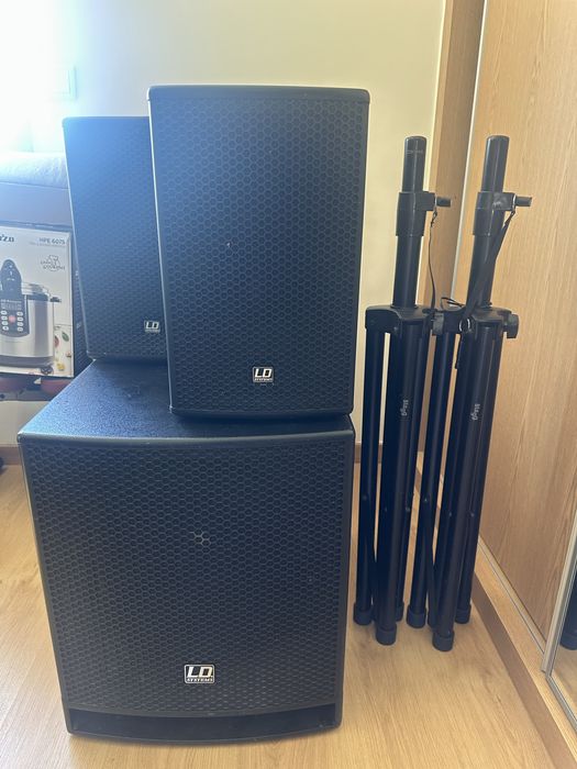 PA LD Dave 15 G3 + tripés de suporte