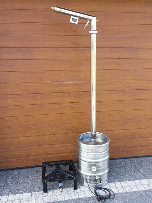 Destylator aabratek elektryczny kolumna abratek gazowy sprężynki miedz