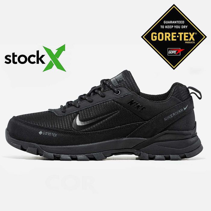Мужские кроссовки Nike Rivah Gore-Tex Black. Размеры 41-46