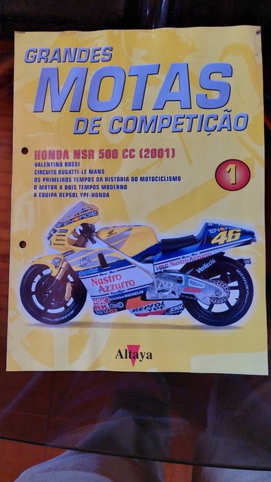 Fascículo 1 da colecção Grandes Motos de Competição