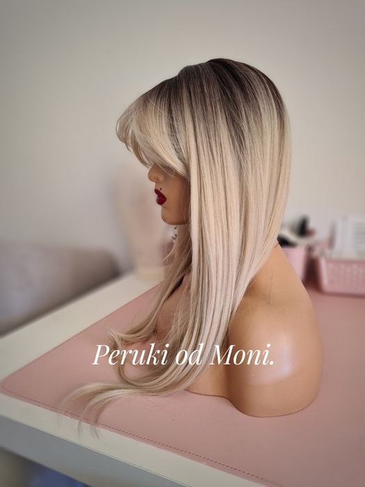 Tupet blond syntetyczny