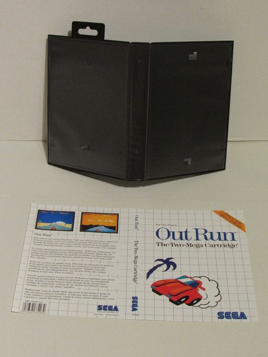 Caixa e capa Sega Master System Out Run