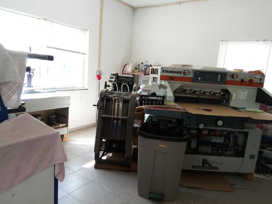 vendemos carteira e lote de máquinas gráficas