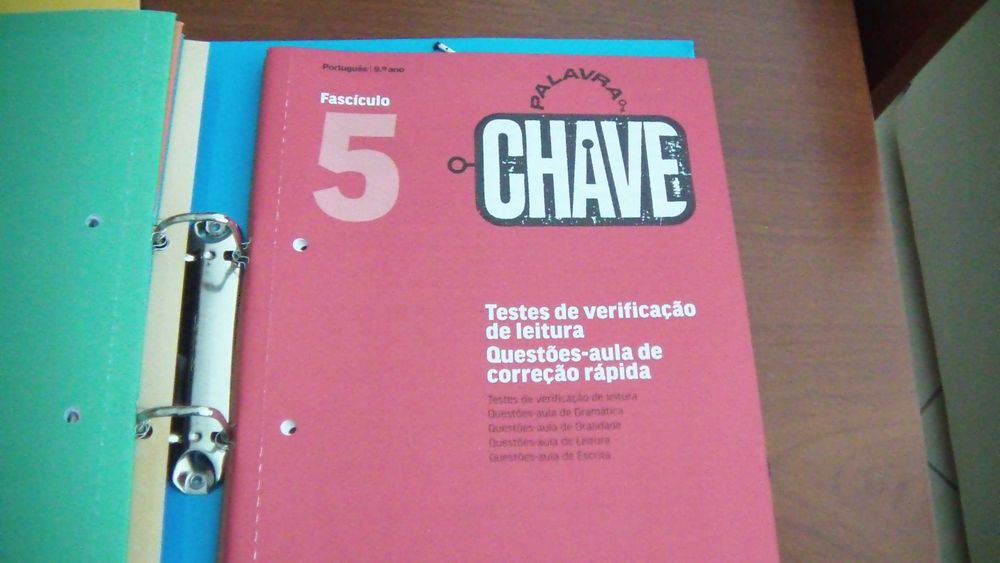 Conjunto completo do professor Palavra-chave - Português - 9.º Ano