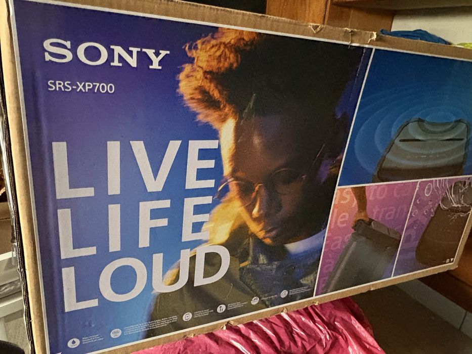 Glosnik  SONY SRS-XP700 Bluetooth + Mikrofon Bezprzewodowy!