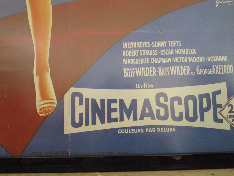 Poster filme Pecado mora ao lado Marilyn 1955