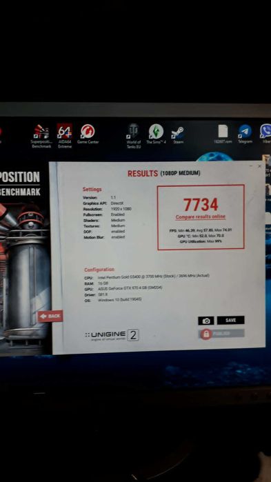 Видеокарта GTX 970 4GB Asus Strix GDDR5 (STRIX-GTX970-DC2-4GD5)