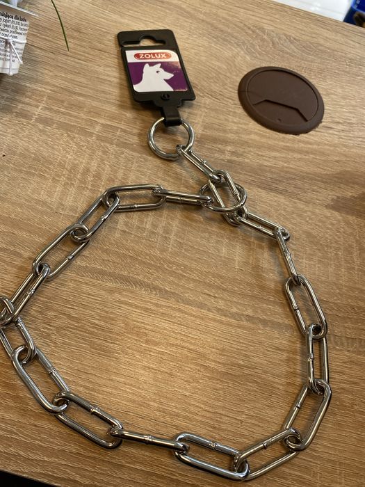 Obroża zaciskowa dla psa gruba 60cm