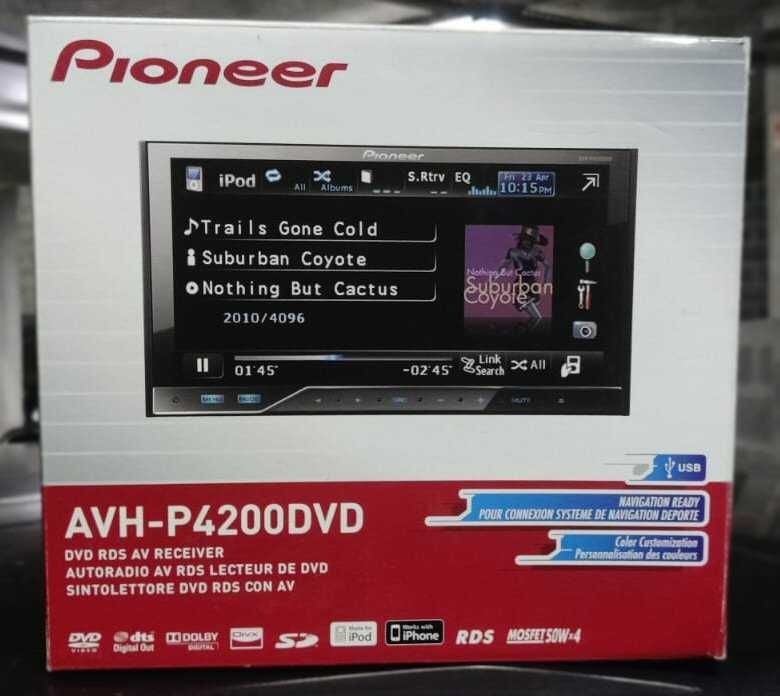 Auto Rádio Multimedia Pioneer AVH-P4200DVD