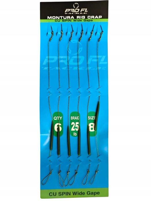 Przypon karpiowy 6 szt hak8 z igłą 64-2519