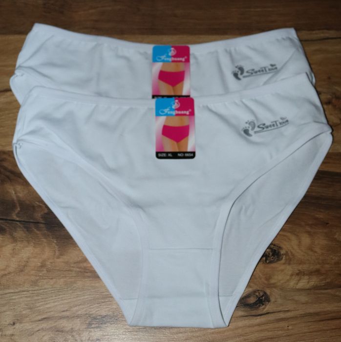 Majtki Damskie Białe komplet 2sztuki XL 1-5