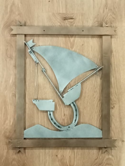 Декор настінний - панно з металу