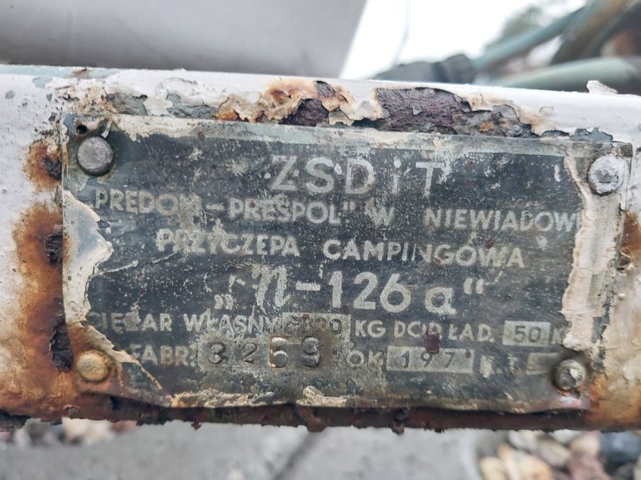 Przyczepa kempingowa Niewiadow 126