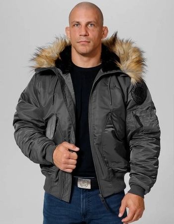 Бомбер мужской зимний чоловічий бомбер pitbull Harvest, хит продаж!