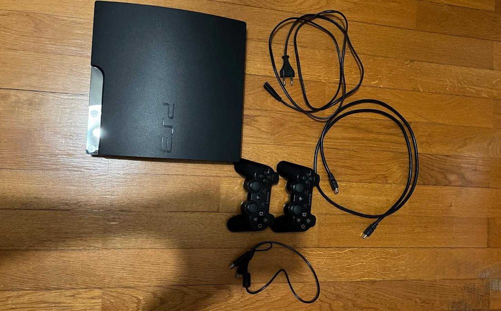 PS3 Slim + 2 Comandos Originais Sony | Excelente Estado