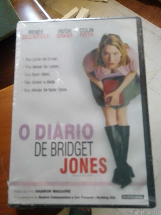 Dvd O Diario de Bridget Jones SELADO NOVO 1º Filme Sharon Maguire René