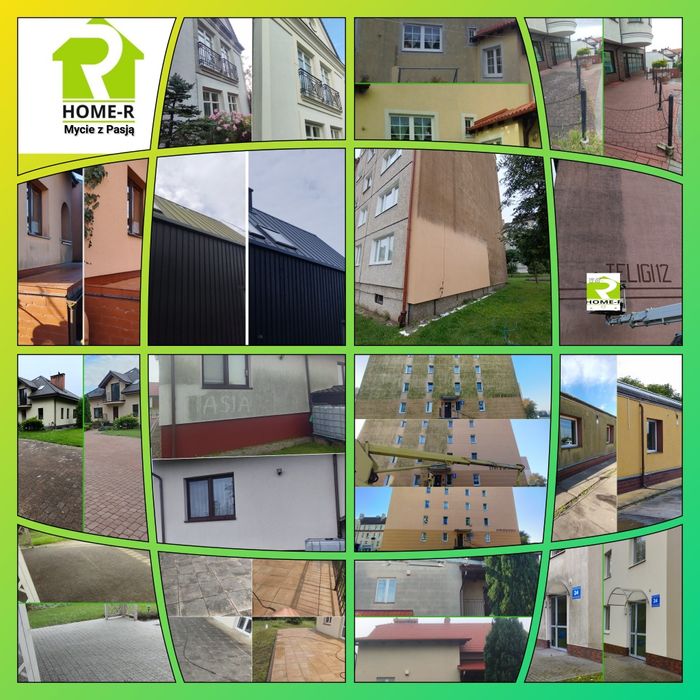 Mycie, czyszczenia kostki brukowej, elewacji, dachu.Wycena GRATIS!
