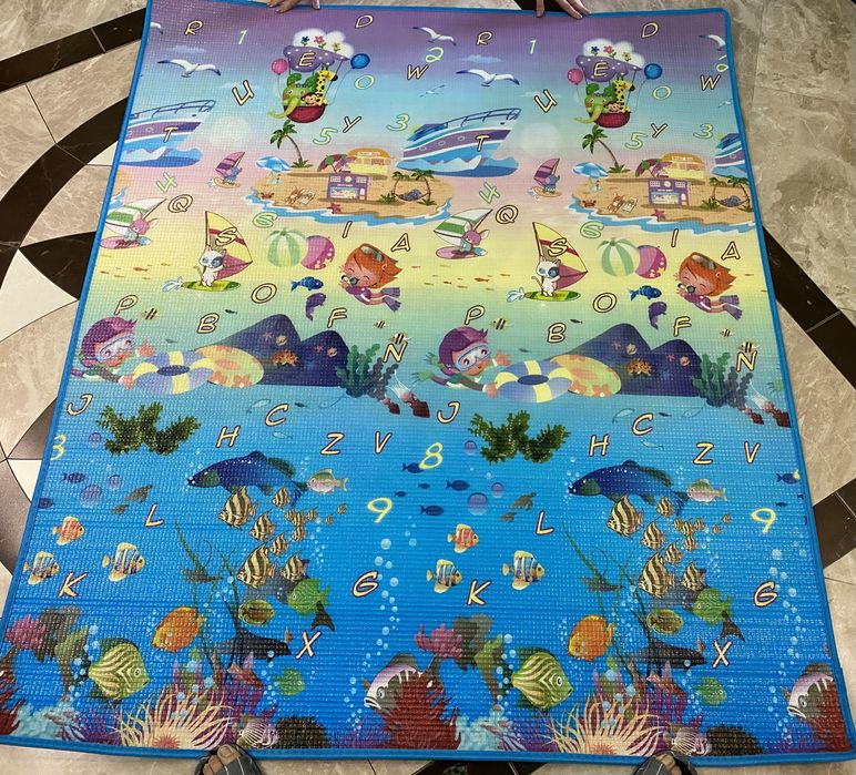 Детский коврик + чехол (180x120см)