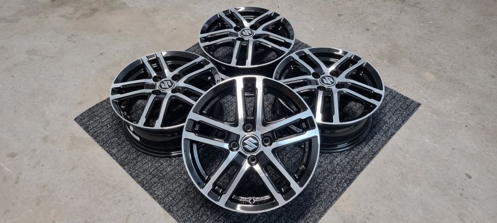 Suzuki 15" Alufelgi 5x114,3 Swift Sport / SX4 / S-Cross / Czarny Poler