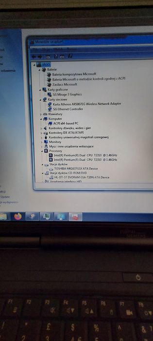Laptop Fuijtsu Smimens Esprimo 3 GB RAM  Intel Duo Core 1,46 MHz
