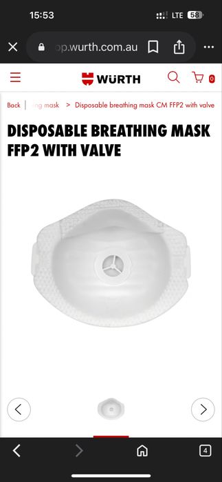 Акця! Маска Wurth распиратор лепесток пелюстка  розпіратор 3M