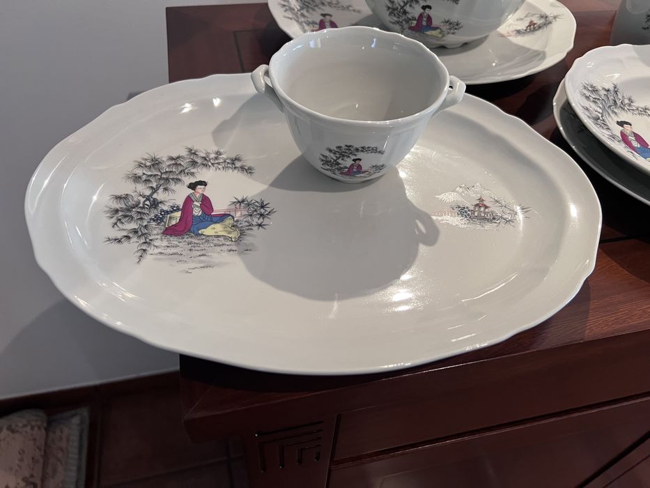 Conjunto de loica chinesa