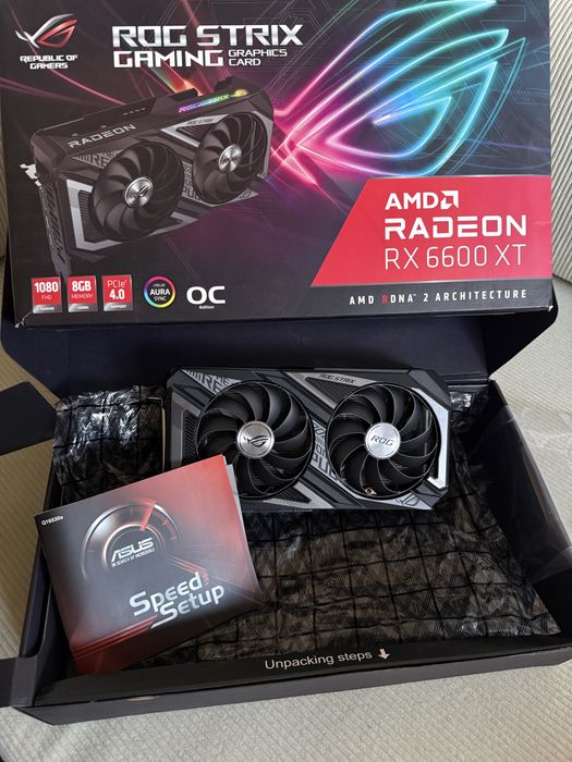 AMD Radeon RX 6600 XT 8GB ROG STRIX Gaming