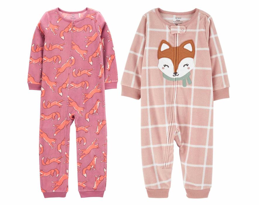 Флісова піжама сліп ромпер пижама Carters 3, 4, 5, 6, 7
