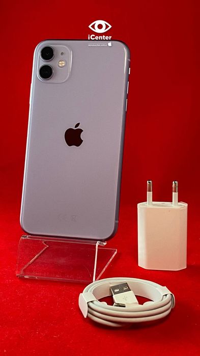 iPhone 11 64GB C/ Novo- Garantia 18 meses - Acessórios(Prestações 12x)