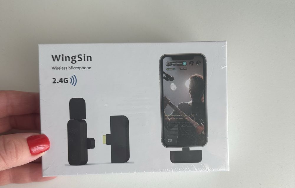 Новий WingsSin 2.4 GHz бездротовий мікрофон - з Німеччини, запакований