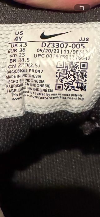 Buty sportowe Nike stan bdnumer 36