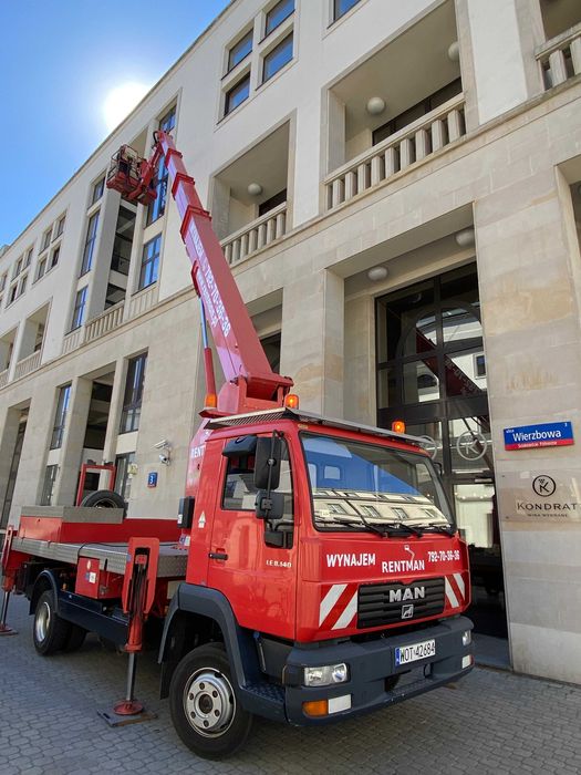 Podnośnik koszowy 20 m zwyżka, wynajem podnośników koszowych