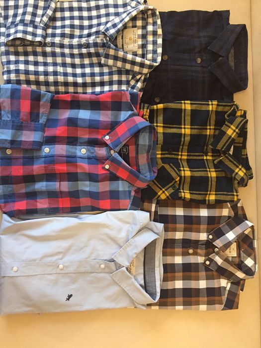 Рубашки (сорочки) мужские CAP, ZARA, H&M. Размер S