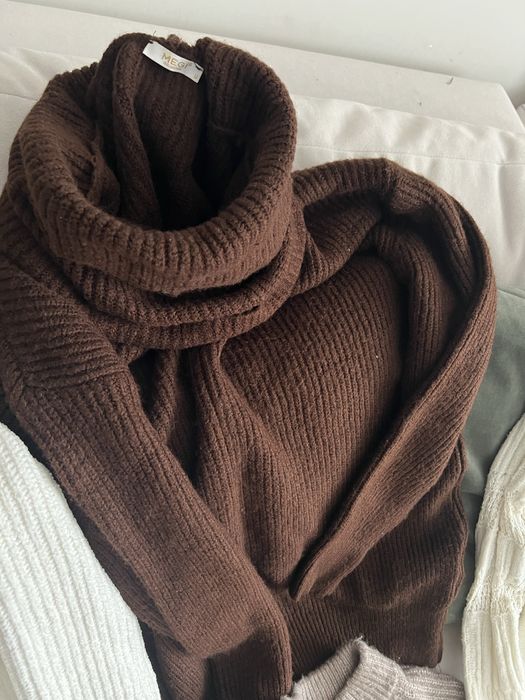 Zestaw zimowych swetrów H&M Zara Sinsay S/M 5 sztuk