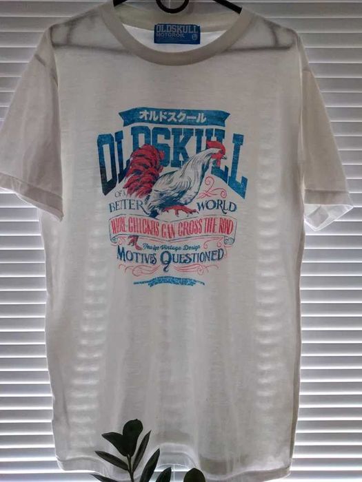 Футболка японского бренда Oldskull Motoroil