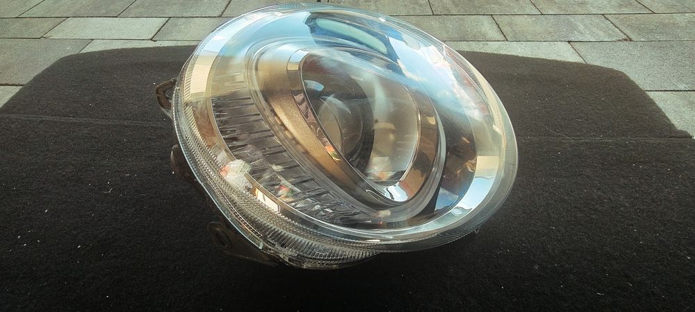 Lampa przednia lewa soczewka Fiat 500 Lift